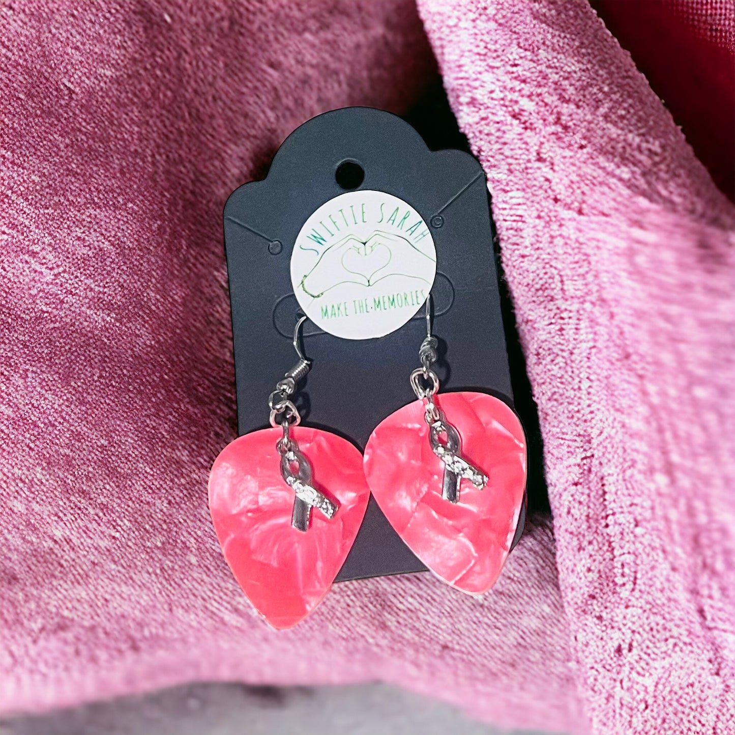 Support Ribbon Earrings