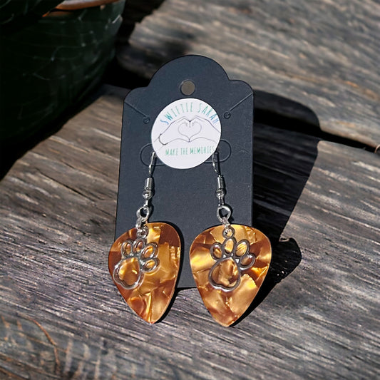 Paw Print Earrings