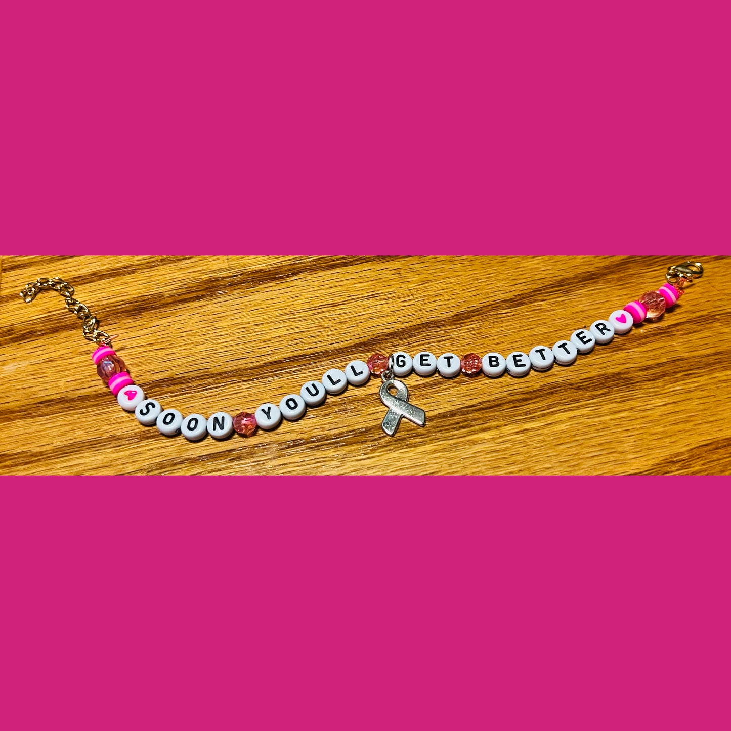 TS ‘Soon You’ll Get Better’ Awareness Charm Bracelet