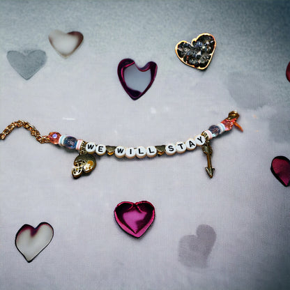 TS ‘We Will Stay’ Charm Bracelet